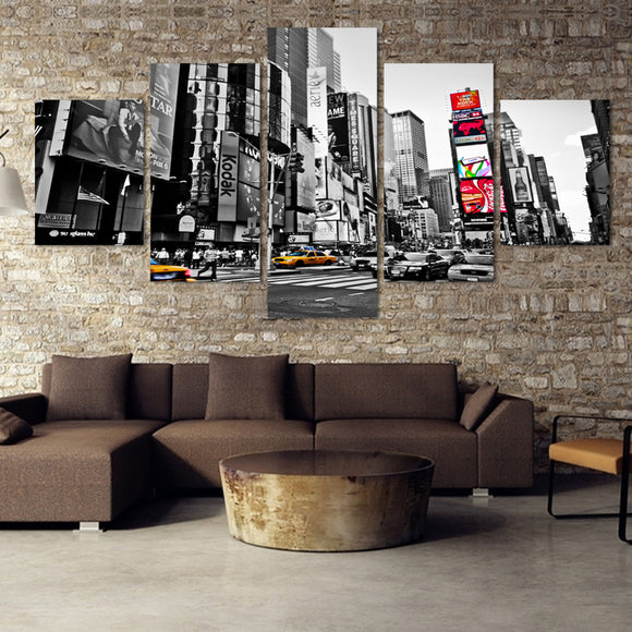New York City Black and White Canvas