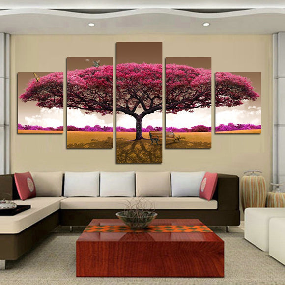 Pink Tree Canvas